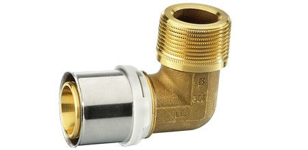 Vinkel 90 gr utvändig gänga