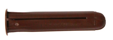 Plastplugg  8x40 brun 100-pack