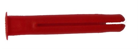 Plastplugg  5,5x35 röd 100- pack